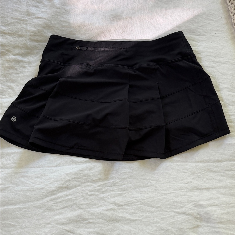 Lululemon Black Pace-Rival Black Skirt